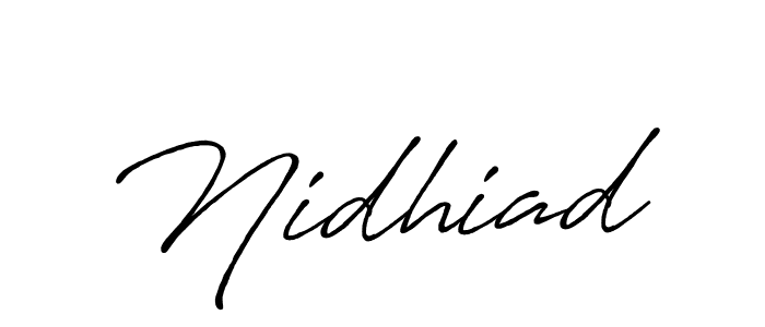 It looks lik you need a new signature style for name Nidhiad. Design unique handwritten (Antro_Vectra_Bolder) signature with our free signature maker in just a few clicks. Nidhiad signature style 7 images and pictures png