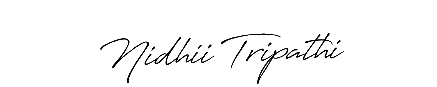 Also You can easily find your signature by using the search form. We will create Nidhii Tripathi name handwritten signature images for you free of cost using Antro_Vectra_Bolder sign style. Nidhii Tripathi signature style 7 images and pictures png