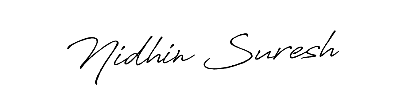Once you've used our free online signature maker to create your best signature Antro_Vectra_Bolder style, it's time to enjoy all of the benefits that Nidhin Suresh name signing documents. Nidhin Suresh signature style 7 images and pictures png