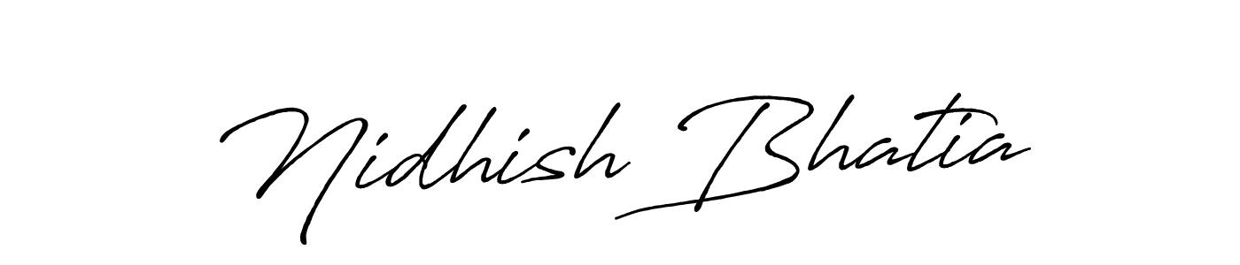 Check out images of Autograph of Nidhish Bhatia name. Actor Nidhish Bhatia Signature Style. Antro_Vectra_Bolder is a professional sign style online. Nidhish Bhatia signature style 7 images and pictures png