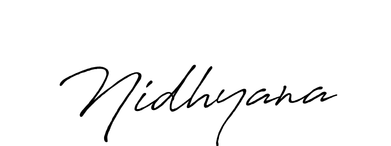 Antro_Vectra_Bolder is a professional signature style that is perfect for those who want to add a touch of class to their signature. It is also a great choice for those who want to make their signature more unique. Get Nidhyana name to fancy signature for free. Nidhyana signature style 7 images and pictures png