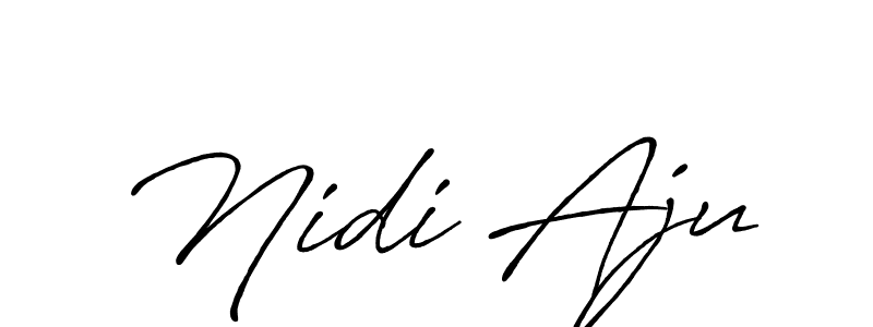 Check out images of Autograph of Nidi Aju name. Actor Nidi Aju Signature Style. Antro_Vectra_Bolder is a professional sign style online. Nidi Aju signature style 7 images and pictures png