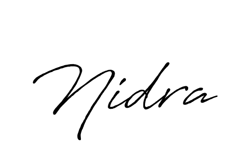 You should practise on your own different ways (Antro_Vectra_Bolder) to write your name (Nidra) in signature. don't let someone else do it for you. Nidra signature style 7 images and pictures png