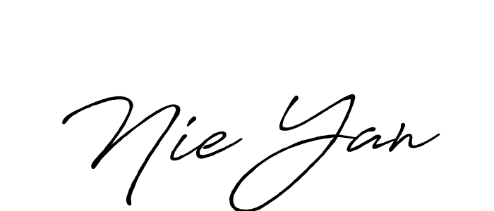 See photos of Nie Yan official signature by Spectra . Check more albums & portfolios. Read reviews & check more about Antro_Vectra_Bolder font. Nie Yan signature style 7 images and pictures png