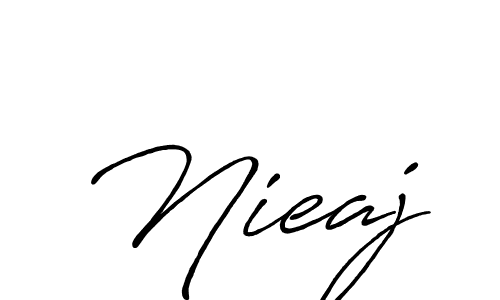 How to Draw Nieaj signature style? Antro_Vectra_Bolder is a latest design signature styles for name Nieaj. Nieaj signature style 7 images and pictures png