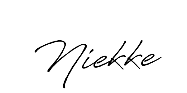 You should practise on your own different ways (Antro_Vectra_Bolder) to write your name (Niekke) in signature. don't let someone else do it for you. Niekke signature style 7 images and pictures png