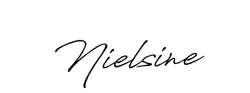 Similarly Antro_Vectra_Bolder is the best handwritten signature design. Signature creator online .You can use it as an online autograph creator for name Nielsine. Nielsine signature style 7 images and pictures png