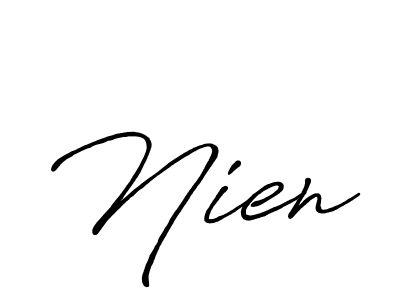 This is the best signature style for the Nien name. Also you like these signature font (Antro_Vectra_Bolder). Mix name signature. Nien signature style 7 images and pictures png
