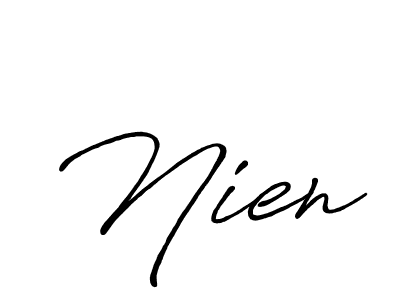 This is the best signature style for the Nien name. Also you like these signature font (Antro_Vectra_Bolder). Mix name signature. Nien signature style 7 images and pictures png