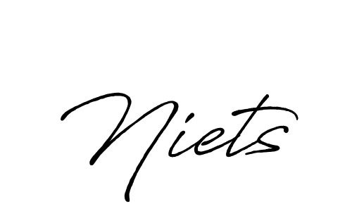 You can use this online signature creator to create a handwritten signature for the name Niets. This is the best online autograph maker. Niets signature style 7 images and pictures png