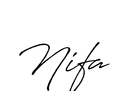 Once you've used our free online signature maker to create your best signature Antro_Vectra_Bolder style, it's time to enjoy all of the benefits that Nifa name signing documents. Nifa signature style 7 images and pictures png