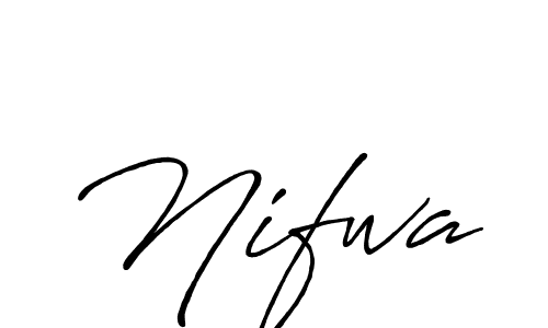 Antro_Vectra_Bolder is a professional signature style that is perfect for those who want to add a touch of class to their signature. It is also a great choice for those who want to make their signature more unique. Get Nifwa name to fancy signature for free. Nifwa signature style 7 images and pictures png