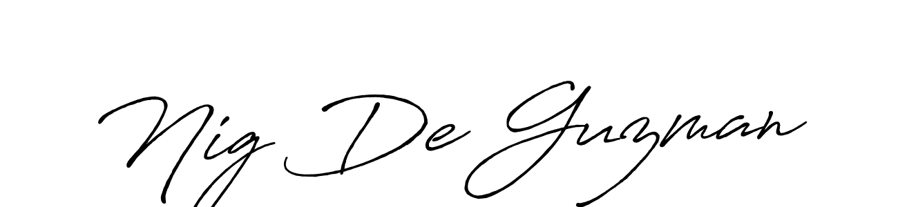 You can use this online signature creator to create a handwritten signature for the name Nig De Guzman. This is the best online autograph maker. Nig De Guzman signature style 7 images and pictures png