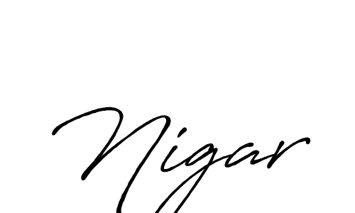 Antro_Vectra_Bolder is a professional signature style that is perfect for those who want to add a touch of class to their signature. It is also a great choice for those who want to make their signature more unique. Get Nigar name to fancy signature for free. Nigar signature style 7 images and pictures png