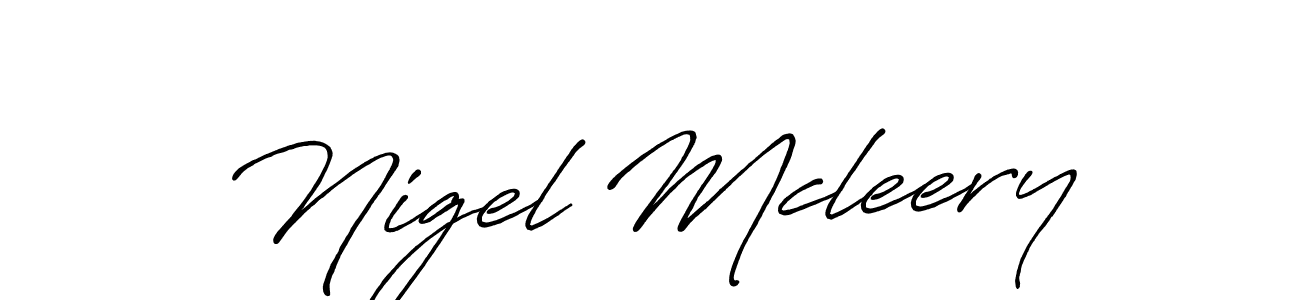 Make a short Nigel Mcleery signature style. Manage your documents anywhere anytime using Antro_Vectra_Bolder. Create and add eSignatures, submit forms, share and send files easily. Nigel Mcleery signature style 7 images and pictures png