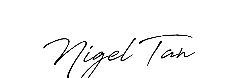 if you are searching for the best signature style for your name Nigel Tan. so please give up your signature search. here we have designed multiple signature styles  using Antro_Vectra_Bolder. Nigel Tan signature style 7 images and pictures png