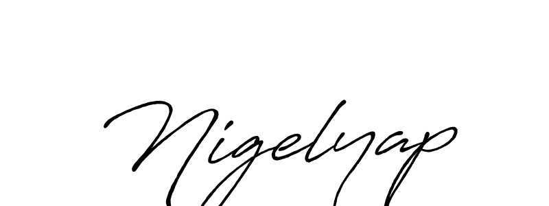 Antro_Vectra_Bolder is a professional signature style that is perfect for those who want to add a touch of class to their signature. It is also a great choice for those who want to make their signature more unique. Get Nigelyap name to fancy signature for free. Nigelyap signature style 7 images and pictures png