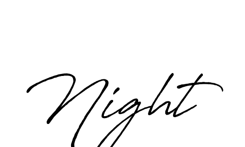 Similarly Antro_Vectra_Bolder is the best handwritten signature design. Signature creator online .You can use it as an online autograph creator for name Night. Night signature style 7 images and pictures png