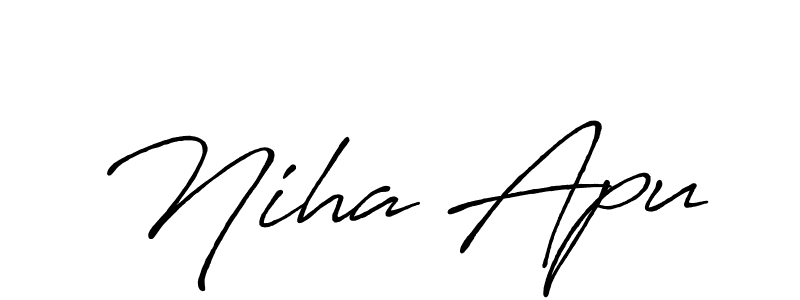Here are the top 10 professional signature styles for the name Niha Apu. These are the best autograph styles you can use for your name. Niha Apu signature style 7 images and pictures png