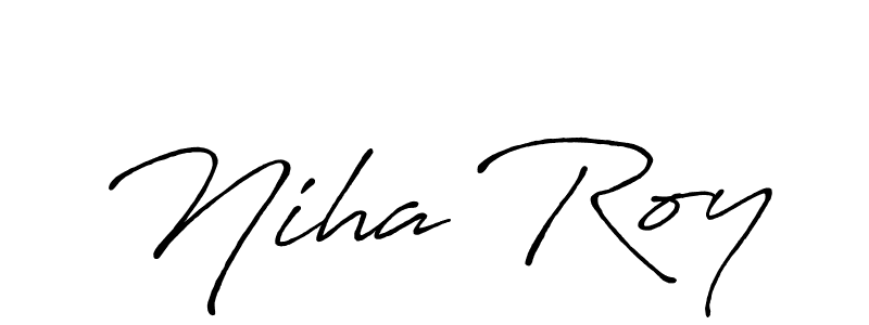 Once you've used our free online signature maker to create your best signature Antro_Vectra_Bolder style, it's time to enjoy all of the benefits that Niha Roy name signing documents. Niha Roy signature style 7 images and pictures png