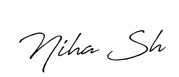 Make a beautiful signature design for name Niha Sh. Use this online signature maker to create a handwritten signature for free. Niha Sh signature style 7 images and pictures png