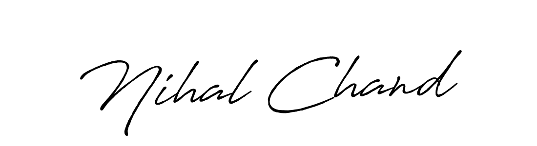 You can use this online signature creator to create a handwritten signature for the name Nihal Chand. This is the best online autograph maker. Nihal Chand signature style 7 images and pictures png