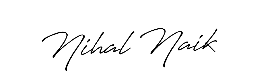 Once you've used our free online signature maker to create your best signature Antro_Vectra_Bolder style, it's time to enjoy all of the benefits that Nihal Naik name signing documents. Nihal Naik signature style 7 images and pictures png