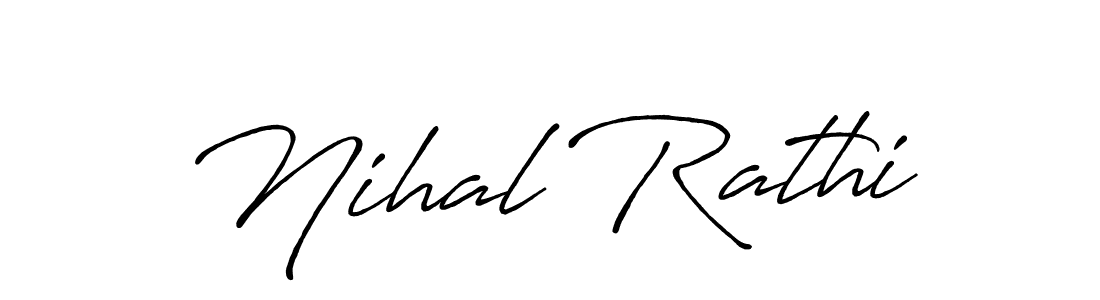Also You can easily find your signature by using the search form. We will create Nihal Rathi name handwritten signature images for you free of cost using Antro_Vectra_Bolder sign style. Nihal Rathi signature style 7 images and pictures png