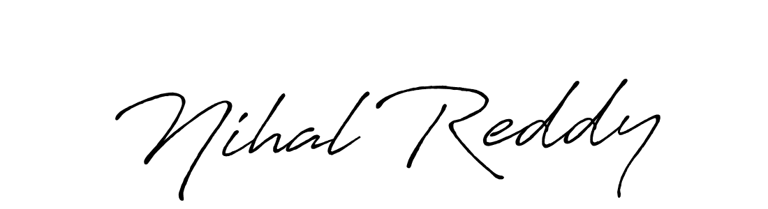 Once you've used our free online signature maker to create your best signature Antro_Vectra_Bolder style, it's time to enjoy all of the benefits that Nihal Reddy name signing documents. Nihal Reddy signature style 7 images and pictures png