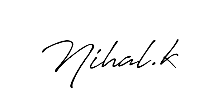 See photos of Nihal.k official signature by Spectra . Check more albums & portfolios. Read reviews & check more about Antro_Vectra_Bolder font. Nihal.k signature style 7 images and pictures png