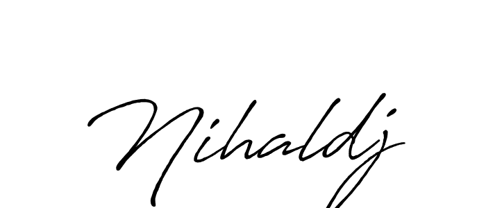 Once you've used our free online signature maker to create your best signature Antro_Vectra_Bolder style, it's time to enjoy all of the benefits that Nihaldj name signing documents. Nihaldj signature style 7 images and pictures png