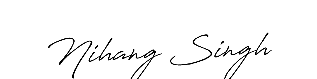 Make a beautiful signature design for name Nihang Singh. Use this online signature maker to create a handwritten signature for free. Nihang Singh signature style 7 images and pictures png