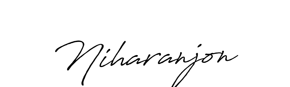 Niharanjon stylish signature style. Best Handwritten Sign (Antro_Vectra_Bolder) for my name. Handwritten Signature Collection Ideas for my name Niharanjon. Niharanjon signature style 7 images and pictures png