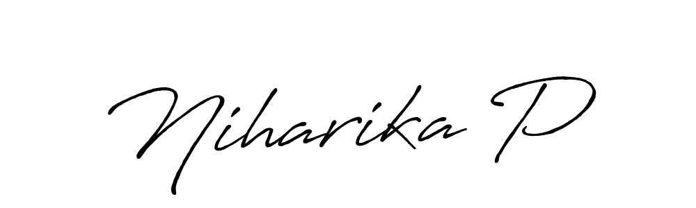 Make a short Niharika P signature style. Manage your documents anywhere anytime using Antro_Vectra_Bolder. Create and add eSignatures, submit forms, share and send files easily. Niharika P signature style 7 images and pictures png