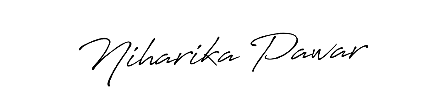 It looks lik you need a new signature style for name Niharika Pawar. Design unique handwritten (Antro_Vectra_Bolder) signature with our free signature maker in just a few clicks. Niharika Pawar signature style 7 images and pictures png