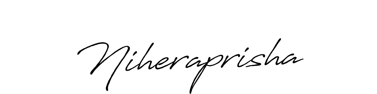 See photos of Niheraprisha official signature by Spectra . Check more albums & portfolios. Read reviews & check more about Antro_Vectra_Bolder font. Niheraprisha signature style 7 images and pictures png