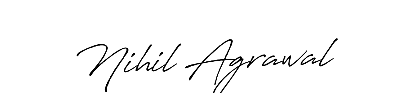 Here are the top 10 professional signature styles for the name Nihil Agrawal. These are the best autograph styles you can use for your name. Nihil Agrawal signature style 7 images and pictures png