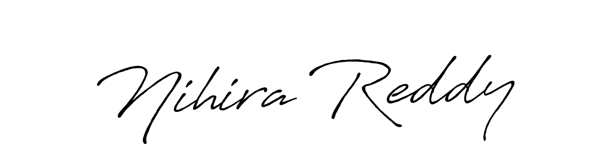 Antro_Vectra_Bolder is a professional signature style that is perfect for those who want to add a touch of class to their signature. It is also a great choice for those who want to make their signature more unique. Get Nihira Reddy name to fancy signature for free. Nihira Reddy signature style 7 images and pictures png