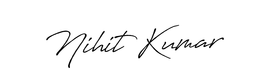 You can use this online signature creator to create a handwritten signature for the name Nihit Kumar. This is the best online autograph maker. Nihit Kumar signature style 7 images and pictures png