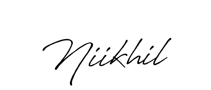 Antro_Vectra_Bolder is a professional signature style that is perfect for those who want to add a touch of class to their signature. It is also a great choice for those who want to make their signature more unique. Get Niikhil name to fancy signature for free. Niikhil signature style 7 images and pictures png