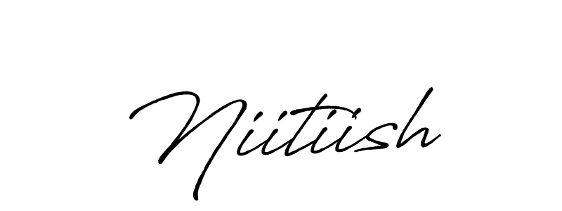 Also we have Niitiish name is the best signature style. Create professional handwritten signature collection using Antro_Vectra_Bolder autograph style. Niitiish signature style 7 images and pictures png