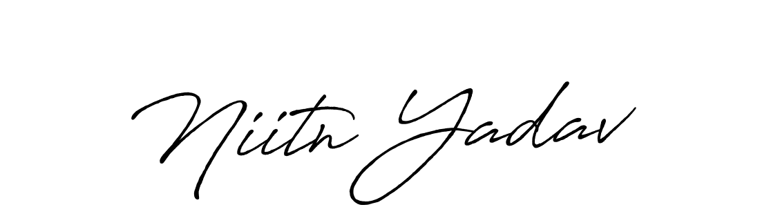 Make a beautiful signature design for name Niitn Yadav. Use this online signature maker to create a handwritten signature for free. Niitn Yadav signature style 7 images and pictures png