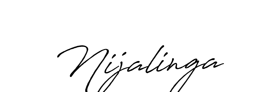 if you are searching for the best signature style for your name Nijalinga. so please give up your signature search. here we have designed multiple signature styles  using Antro_Vectra_Bolder. Nijalinga signature style 7 images and pictures png