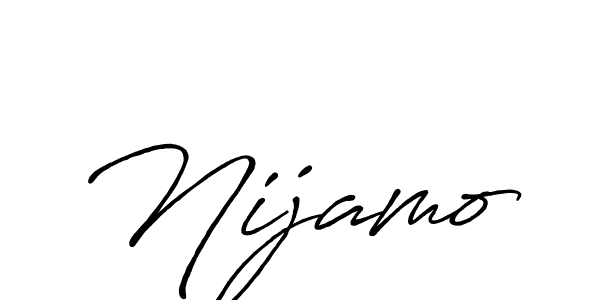 It looks lik you need a new signature style for name Nijamo. Design unique handwritten (Antro_Vectra_Bolder) signature with our free signature maker in just a few clicks. Nijamo signature style 7 images and pictures png