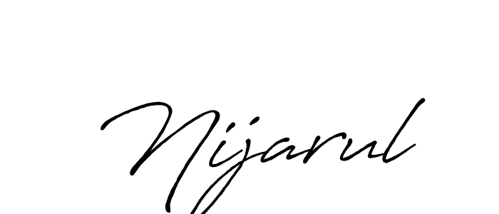 Similarly Antro_Vectra_Bolder is the best handwritten signature design. Signature creator online .You can use it as an online autograph creator for name Nijarul. Nijarul signature style 7 images and pictures png