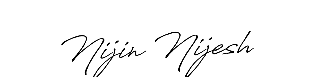 It looks lik you need a new signature style for name Nijin Nijesh. Design unique handwritten (Antro_Vectra_Bolder) signature with our free signature maker in just a few clicks. Nijin Nijesh signature style 7 images and pictures png