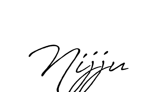 This is the best signature style for the Nijju name. Also you like these signature font (Antro_Vectra_Bolder). Mix name signature. Nijju signature style 7 images and pictures png