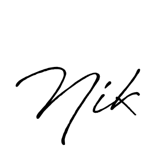 Here are the top 10 professional signature styles for the name Nik. These are the best autograph styles you can use for your name. Nik signature style 7 images and pictures png