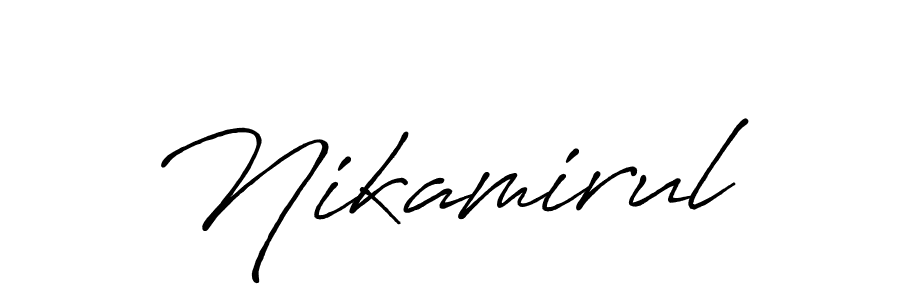 Here are the top 10 professional signature styles for the name Nikamirul. These are the best autograph styles you can use for your name. Nikamirul signature style 7 images and pictures png