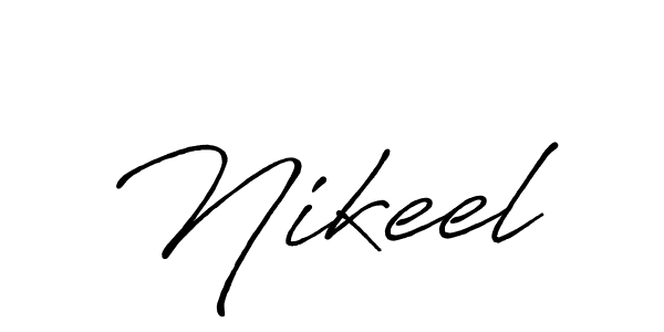 Similarly Antro_Vectra_Bolder is the best handwritten signature design. Signature creator online .You can use it as an online autograph creator for name Nikeel. Nikeel signature style 7 images and pictures png